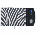 Ежедневник недатированный А5 155х213 мм BRAUBERG "Wild", под кожу, магнит, 160 л., ZEBRA, черный, 116233 116233