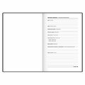 Ежедневник недатированный А5 145х215 мм, ламинированная обложка, 160 л., STAFF, "Black Style", 115561 115561