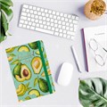 Ежедневник недатированный с резинкой А5 (145х203 мм), BRAUBERG, твердый, фольга, 128 л., "Avocado", 114563 114563