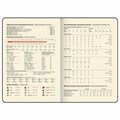 Еженедельник датированный 2025, БОЛЬШОЙ ФОРМАТ, 210х297 мм, А4, BRAUBERG "Comodo", под кожу, коричневый, 115942 115942