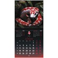 Календарь настенный перекидной на 2025 г., BRAUBERG, 12 листов, 22,5х22,5 см, МИНИ, "Символ года", 116183 116183