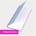 Еженедельник недатированный с резинкой 171х93 мм, BRAUBERG, твердый, 64 л., "Minimal", голубой, 116313 116313