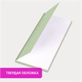 Еженедельник недатированный с резинкой 171х93 мм, BRAUBERG, твердый, 64 л., "Minimal", зеленый, 116314 116314