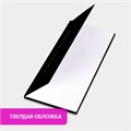 Еженедельник недатированный с резинкой 171х93 мм, BRAUBERG, твердый, 64 л., "Minimal", черный, 116309 116309