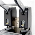 Дырокол металлический МОЩНЫЙ BRAUBERG "EXTRA Heavy duty", до 110 листов, черно-синий, 272721 272721