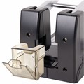 Дырокол металлический МОЩНЫЙ BRAUBERG "EXTRA Heavy duty", до 110 листов, черно-синий, 272721 272721