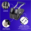Дырокол металлический МОЩНЫЙ BRAUBERG "EXTRA Heavy duty", до 160 листов, черно-синий, 272722 272722