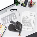 Дырокол металлический МОЩНЫЙ BRAUBERG "Heavy duty" до 65 л., эргономичный, черный, 228496 228496