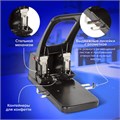 Дырокол металлический МОЩНЫЙ BRAUBERG "Heavy duty", до 100 л., черный, 226869 226869