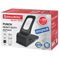 Дырокол металлический МОЩНЫЙ BRAUBERG "Heavy duty", до 100 л., черный, 226869 226869