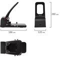 Дырокол металлический МОЩНЫЙ BRAUBERG "Heavy duty", до 100 л., черный, 226869 226869