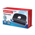Дырокол BRAUBERG "Extra", до 10 листов, черный, 229090 229090
