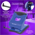 Дырокол BRAUBERG "JET PRO", до 40 листов, сине-черный, 228602 228602