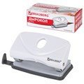 Дырокол BRAUBERG "Original", до 10 листов, белый, 227786 227786