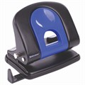 Дырокол металлический BRAUBERG "Office-Expert", до 25 листов, черно-синий, 228604 228604