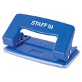 Дырокол металлический STAFF "EVERYDAY", до 10 листов, без линейки, синий, 224648 224648