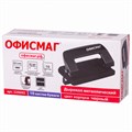 Дырокол металлический ОФИСМАГ, до 10 листов, черный, 229692 229692