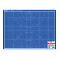 Коврик (мат) для резки BRAUBERG EXTRA 5-слойный, А2 (600х450 мм), двусторонний, толщина 3 мм, синий, 237176 237176