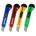 Нож канцелярский 18 мм STAFF EVERYDAY, фиксатор, матовый корпус ассорти, упаковка с подвесом, 238179 238179