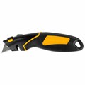 Нож универсальный мощный цинковый BRAUBERG METALLIC PRO, автофиксатор, резиновые вставки, 238738 238738