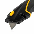Нож универсальный мощный цинковый BRAUBERG METALLIC PRO, автофиксатор, резиновые вставки, 238738 238738
