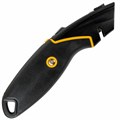 Нож универсальный мощный цинковый BRAUBERG METALLIC PRO, автофиксатор, резиновые вставки, 238738 238738