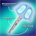 Ножницы 130 мм, фигурные рукоятки с резиновыми вставками "Далматин", с чехлом, BRAUBERG KIDS, 238352 238352