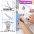 Ножницы портновские 230 мм, КЛАССИЧЕСКИЕ, серые, пластиковые ручки, ОСТРОВ СОКРОВИЩ, 665602 665602