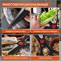 Ножницы кухонные DASWERK, 210 мм, с орехоколом, зазубренные, 608905 608905