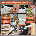 Ножницы кухонные DASWERK, 210 мм, с орехоколом, открывашкой, футляром для лезвий, 608904 608904