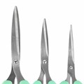 Ножницы BRAUBERG "CLASSIC PRO" 3 шт. (155, 185, 210 мм), мятные ручки, ВЫГОДНАЯ УПАКОВКА, 272979 272979