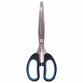 Ножницы BRAUBERG "Classic+", 185 мм, черно-синие, классической формы, резиновые вставки, 236448 236448