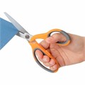 Ножницы BRAUBERG "PROFESSIONAL" 3 шт. (135, 180, 210 мм), серо-оранжевые ручки, ВЫГОДНАЯ УПАКОВКА, 272981 272981