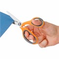 Ножницы BRAUBERG "PROFESSIONAL" 3 шт. (135, 180, 210 мм), серо-оранжевые ручки, ВЫГОДНАЯ УПАКОВКА, 272981 272981