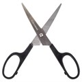 Ножницы BRAUBERG "Standard" 160 мм, черные, классической формы, 2-х сторонняя заточка, 237095 237095