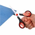 Ножницы BRAUBERG SOFT GRIP НАБОР 5 штук (140, 170, 190, 220, 240 мм), эргономичные черно-красные ручки, ВЫГОДНАЯ УПАКОВКА, 238410 238410