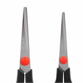 Ножницы BRAUBERG SOFT GRIP НАБОР 5 штук (140, 170, 190, 220, 240 мм), эргономичные черно-красные ручки, ВЫГОДНАЯ УПАКОВКА, 238410 238410