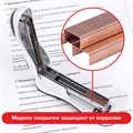 Скобы для степлера медное покрытие №24/6, 1000 штук, BRAUBERG "EXTRA", до 30 листов, 229303 229303