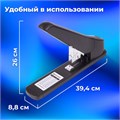 Степлер МОЩНЫЙ №24/6-23/24 BRAUBERG "Heavy duty MX", до 200 листов, черный, 222564 222564