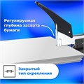 Степлер МОЩНЫЙ №24/6-23/24 металлический BRAUBERG "Heavy duty", до 200 листов, черный, 227660 227660
