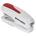 Степлер №24/6, 26/6 BRAUBERG "Extra", до 30 листов, серо-красный, 229088 229088
