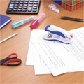 Степлер №24/6, 26/6 BRAUBERG "JET PRO", до 25 листов, эргономичный, бело-синий, 228584 228584