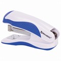 Степлер №24/6, 26/6 BRAUBERG "JET PRO", до 25 листов, эргономичный, бело-синий, 228584 228584