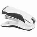 Степлер №24/6, 26/6 BRAUBERG "JET PRO", до 25 листов, эргономичный, бело-черный, 228585 228585