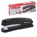 Степлер №24/6, 26/6 BRAUBERG "Standard+", до 30 листов, полнозагрузочный,черный, 228606 228606
