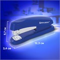 Степлер №24/6, 26/6 BRAUBERG "Standard+", до 30 листов, синий, 228609 228609