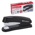 Степлер №24/6, 26/6 BRAUBERG "Standard+", до 30 листов, черный, 228608 228608