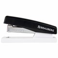 Степлер №24/6, 26/6 BRAUBERG "STYLE", до 25 листов, черный, 272747 272747