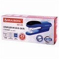 Степлер №24/6, 26/6 BRAUBERG "SX-39", до 25 листов, синий, 228591 228591