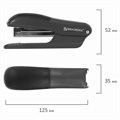 Степлер №24/6, 26/6 BRAUBERG "SX-39", до 25 листов, черный, 228590 228590